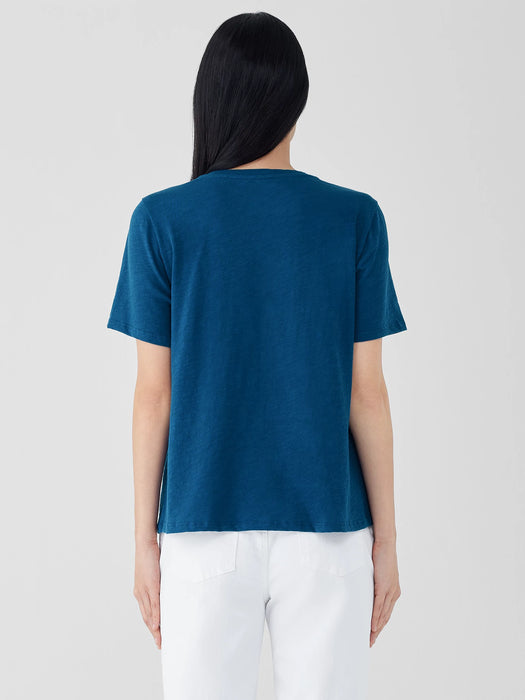 Organic Cotton Slubby Jersey Tee