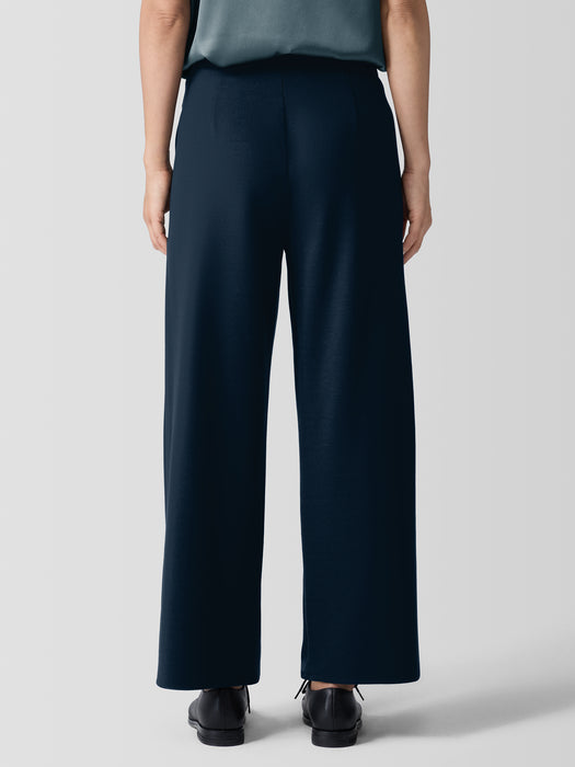 Washable Flex Ponte Wide-Leg Pant