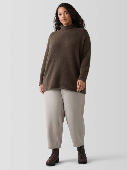 Felted Wool Jersey Lantern Pant in Regenerative Wool