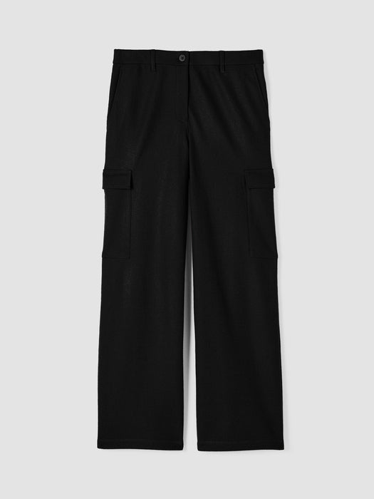 Felted Wool Jersey Cargo Pant in Regenerative Wool