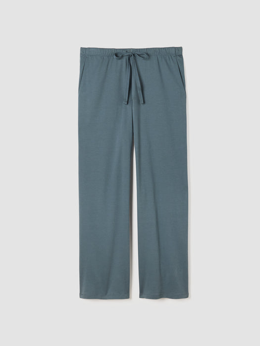 Organic Cotton Interlock Wide-Leg Sleep Pant