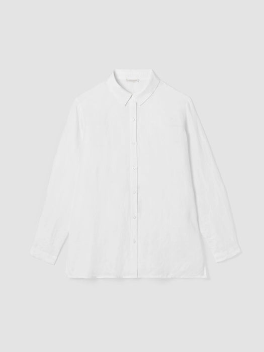 Organic Handkerchief Linen Classic Collar Shirt