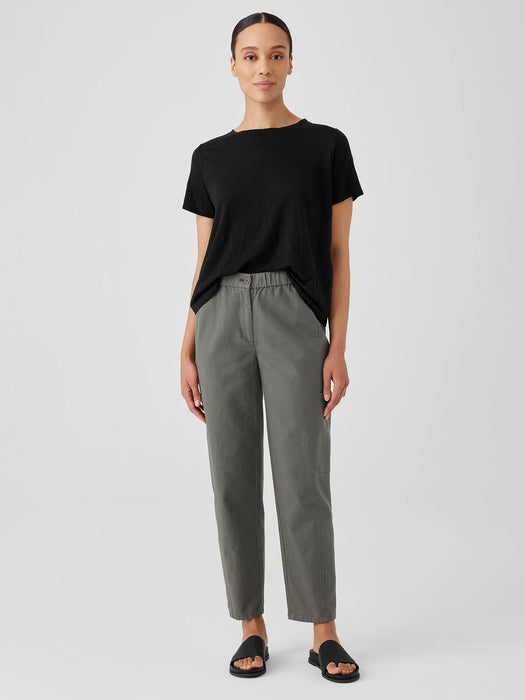 Cotton Hemp Stretch Lantern Pant