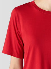 Organic Pima Cotton Jersey&nbsp;Round Neck Tee