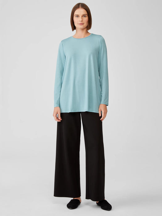 Fine Jersey Crew Neck Top