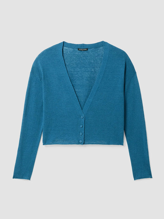 Organic Linen Cotton&nbsp;Cropped Cardigan