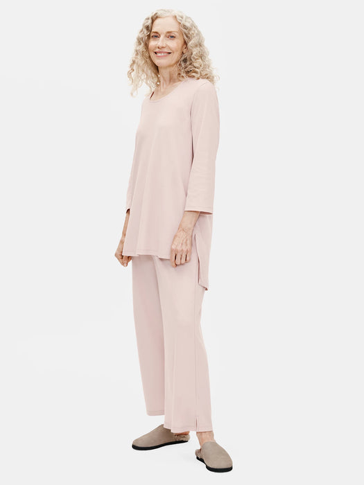 Organic Cotton Interlock Long Sleep Top