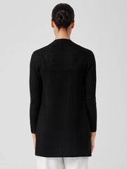 Organic Linen Cotton Airy Tuck Long Cardigan