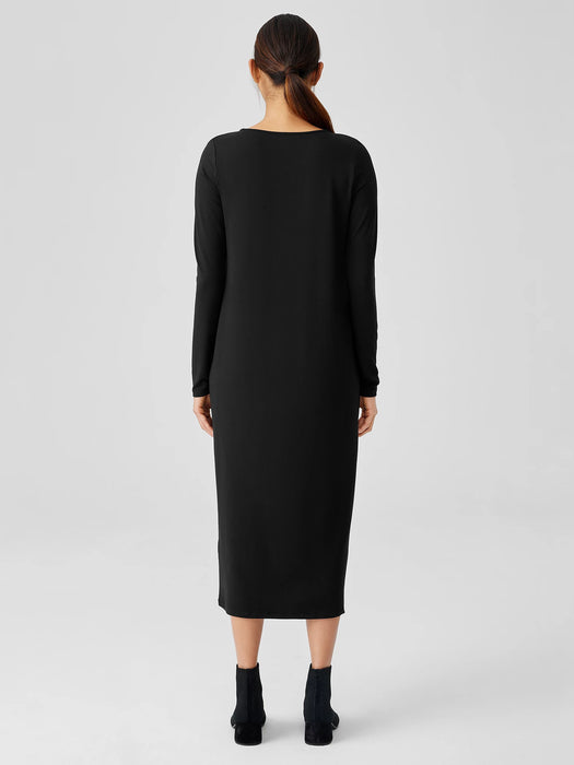 Stretch Jersey Knit Jewel Knit Dress
