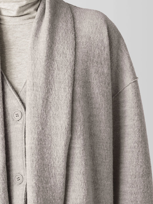 Lightweight Boiled Wool Icon Coat in Regenerative Wool