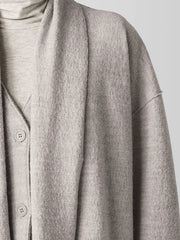 Lightweight Boiled Wool Icon Coat in Regenerative Wool