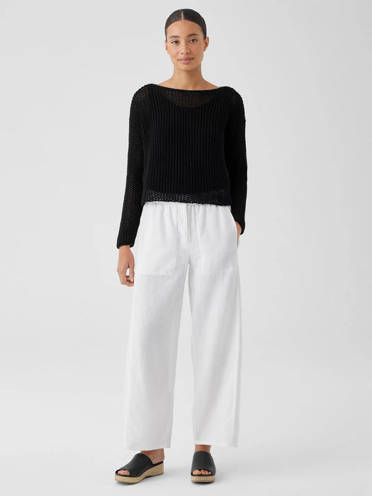 Peruvian Organic Cotton Cord Bateau Neck Top