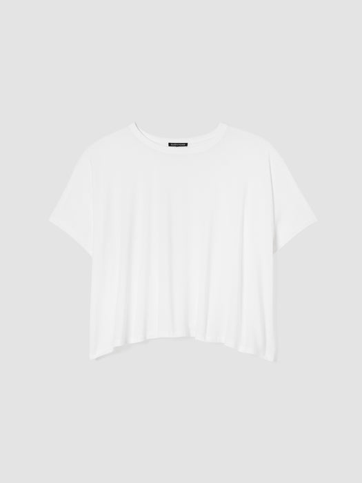 Fine Jersey Crew Neck Box-Top