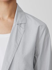 Washed Organic Cotton Poplin Blazer