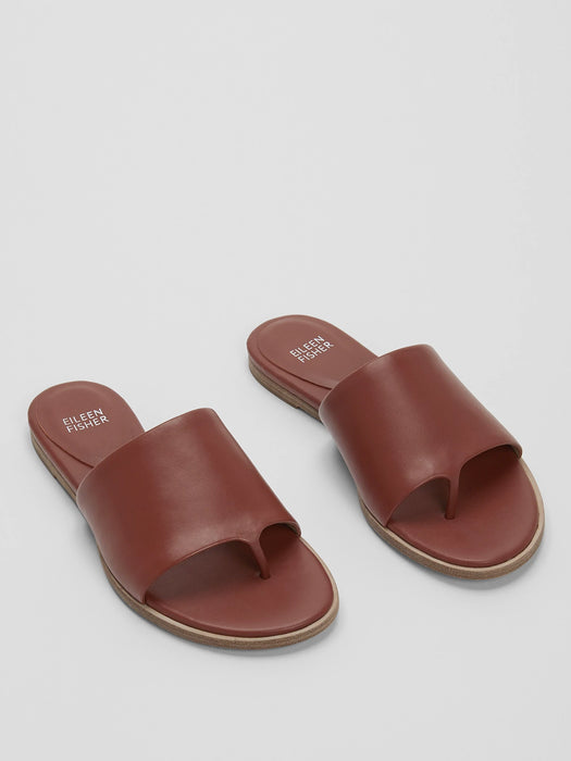 Edge Nappa Leather Slide