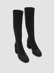Paziz Crepe Recycled Stretch Knit Boot
