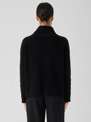 Organic Cotton Chenille Turtleneck Top