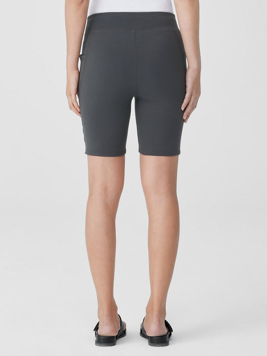 Pima Cotton Stretch Jersey Shorts