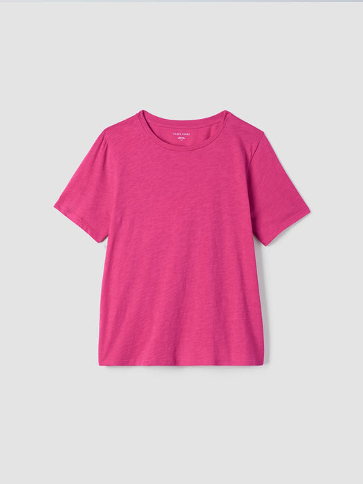 Organic Cotton Slubby Jersey Tee