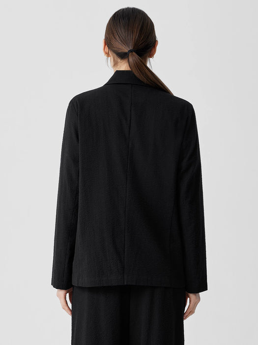 Organic Cotton Ripple Blazer