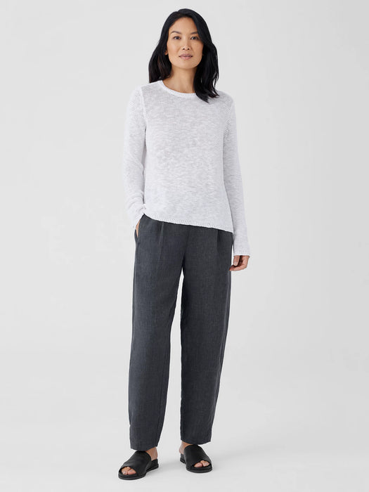 Washed Organic Linen D&eacute;lav&eacute; Lantern Pant