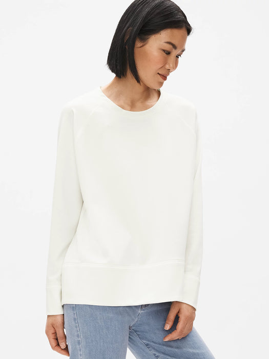 Flex Tencel Ponte Round Neck Top