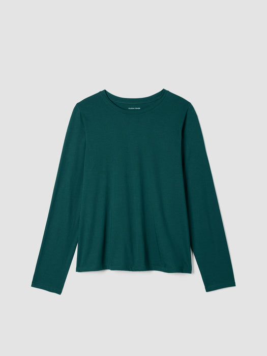 Organic Pima Cotton Jersey Long-Sleeve Tee