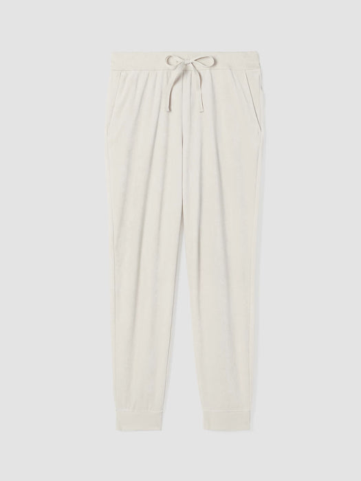 Cozy Velour Knit Jogger Pant