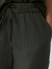 Organic Cotton Lofty Gauze Straight Pant