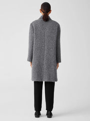 Alpaca Boucle Notch Collar Coat