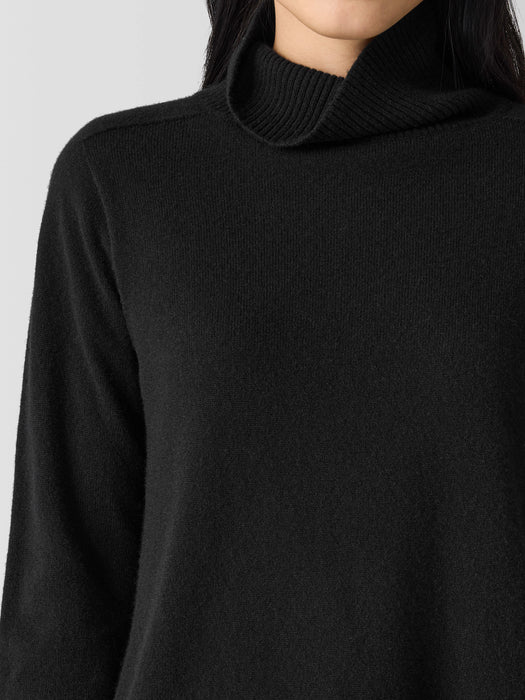 Italian Cashmere Turtleneck Top