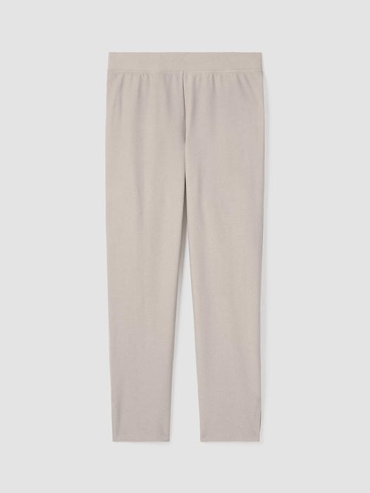 Washable Stretch Crepe Pant with Slits