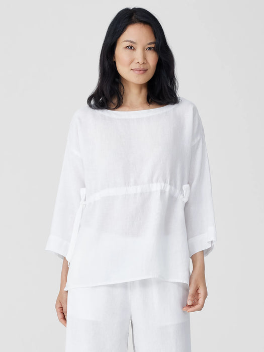 Handkerchief Linen Drawstring&nbsp;Top