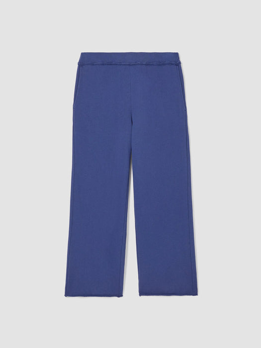 Lightweight Organic Cotton Terry Straight Pant