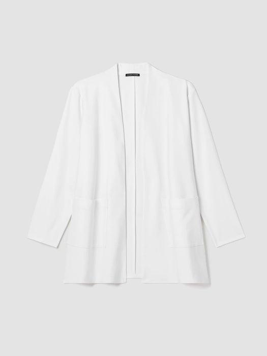 Washable Flex Ponte High Collar Jacket
