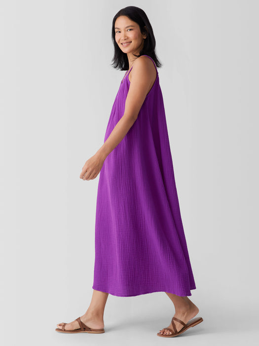 Organic Cotton Lofty Gauze Cami Dress