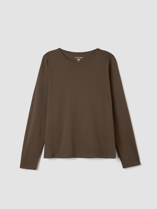 Organic Pima Cotton Jersey Long-Sleeve Tee