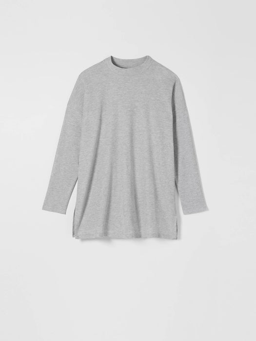 Cozy Waffle Knit Mock Neck Top