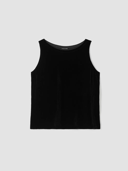 Velvet Bateau Neck Tank
