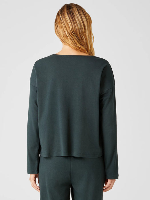 Cozy Organic Cotton Interlock Box-Top