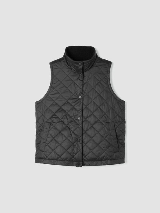 Eggshell Recycled Nylon&nbsp;Reversible Vest