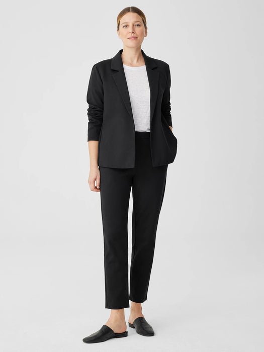 Cotton Blend Ponte Blazer