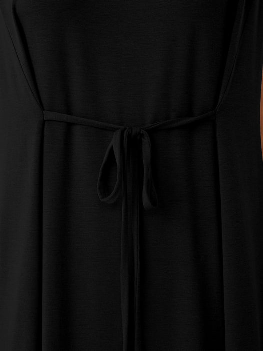 Fine Jersey Sleeveless Tie Dress
