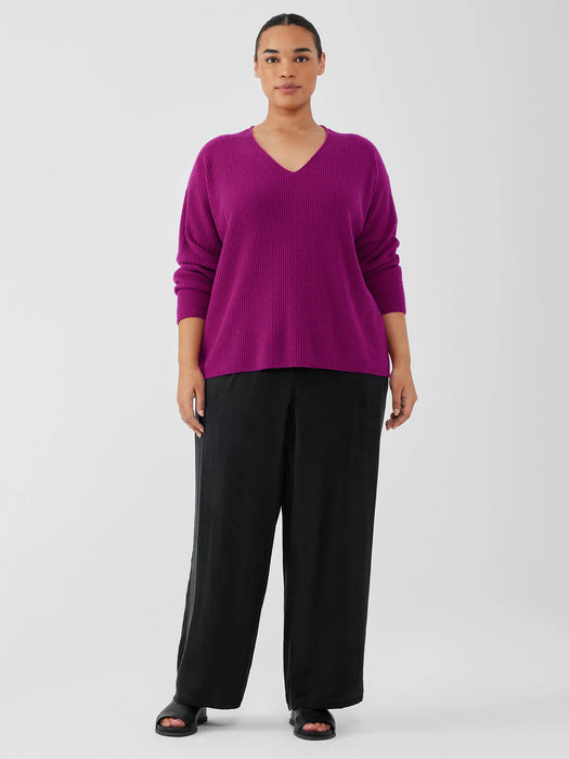 Italian Cashmere V-Neck Top