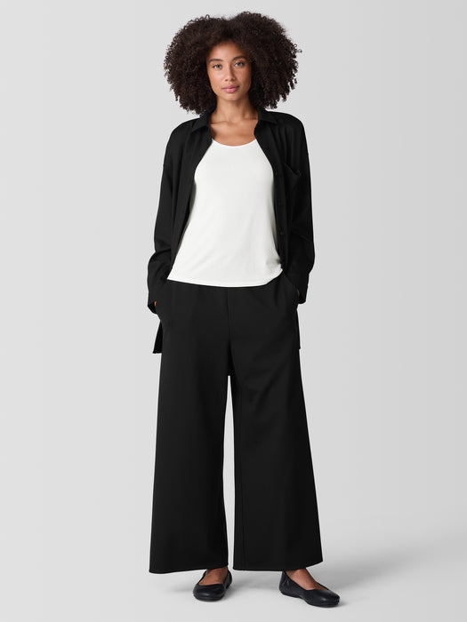 Stretch Silk Jersey&nbsp;Scoop Neck Tank