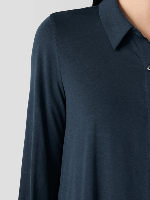 Fine Jersey Classic Collar Shirt