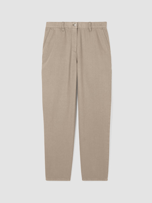 Garment-Dyed Utility&nbsp;Organic&nbsp;Cotton Tapered Pant