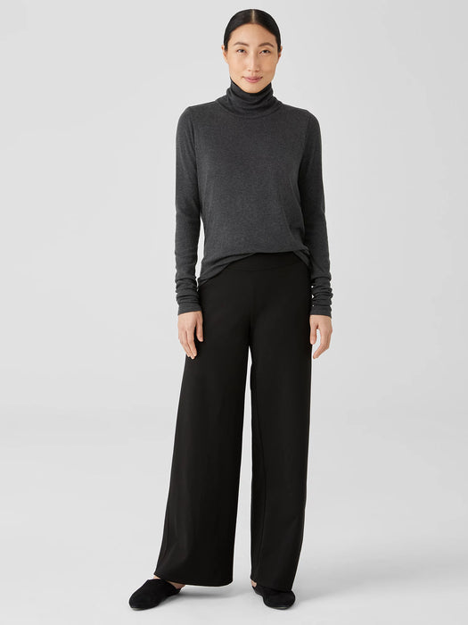 Washable Flex Ponte Wide-Leg Pant