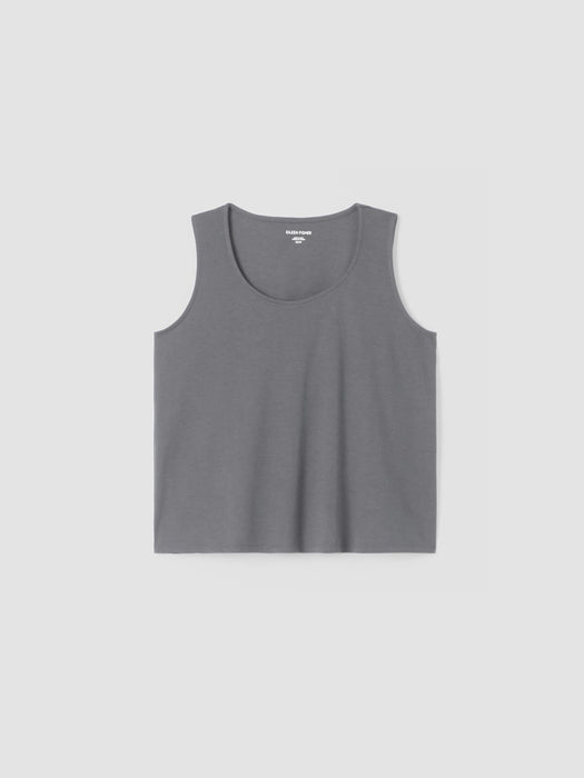 Organic Cotton Interlock U-Neck Sleep Tank