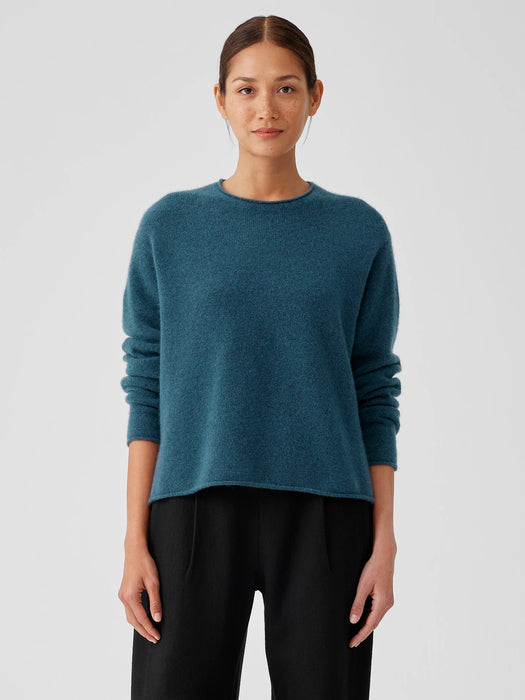Cashmere Silk Bliss Crew Neck Top